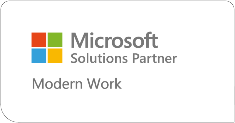 Contict Microsoft Solution Partner Modern Work